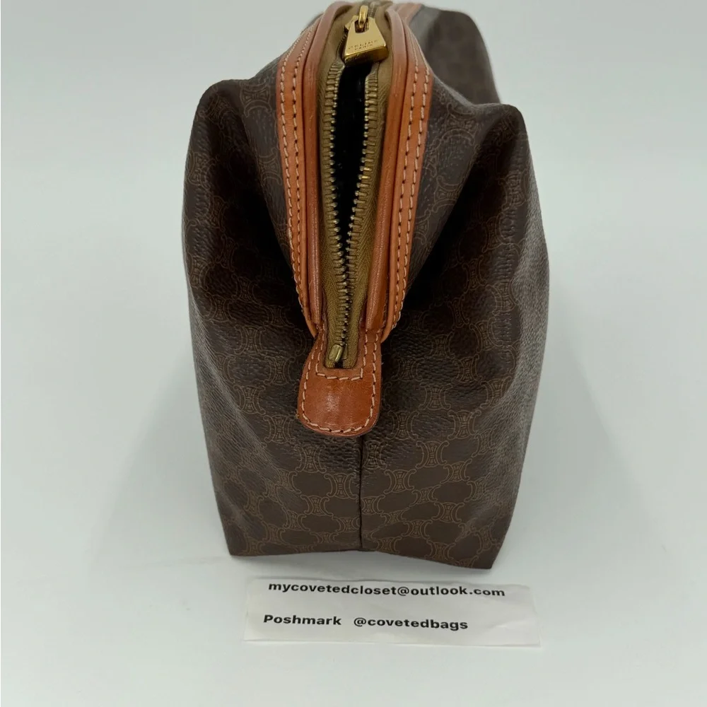 Celine Toiletry Pouch in Macadam Print  in Great Condition - Picture 4 of 16
